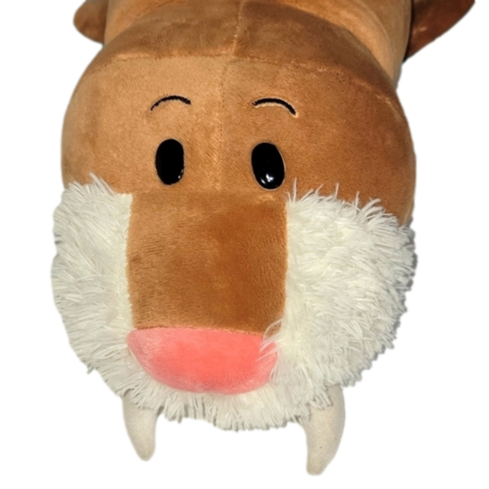 Flip-a-zoo Plush Harper Dolphin flips to Willow Walrus